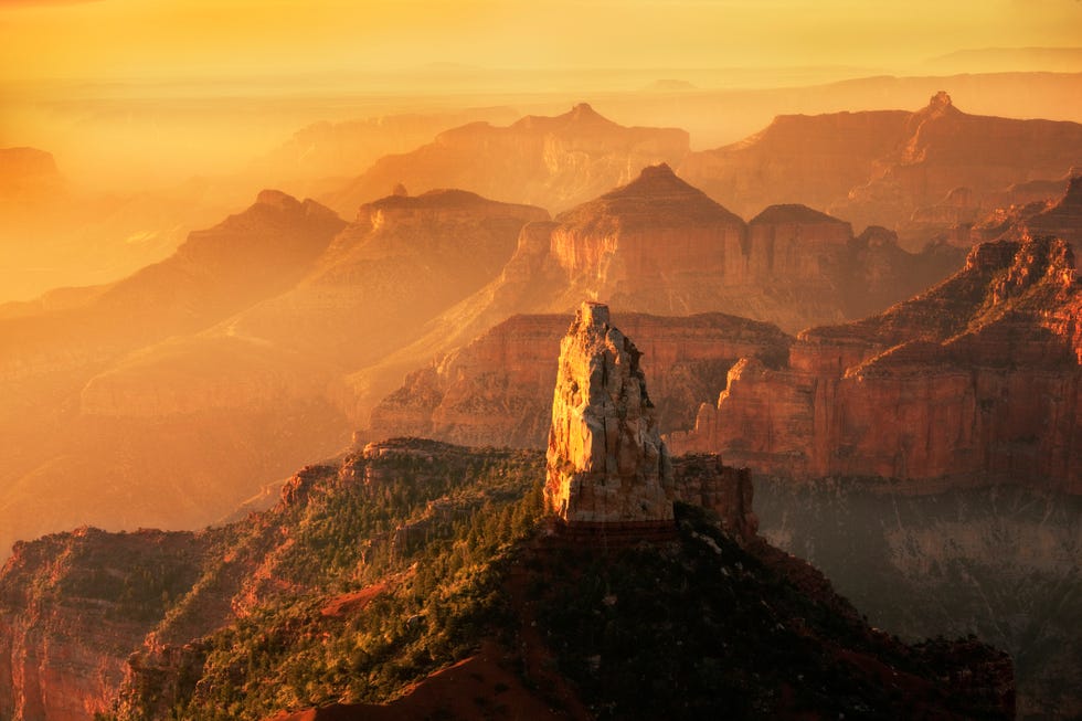 north rim point imperial sunrise at grand canyon national park