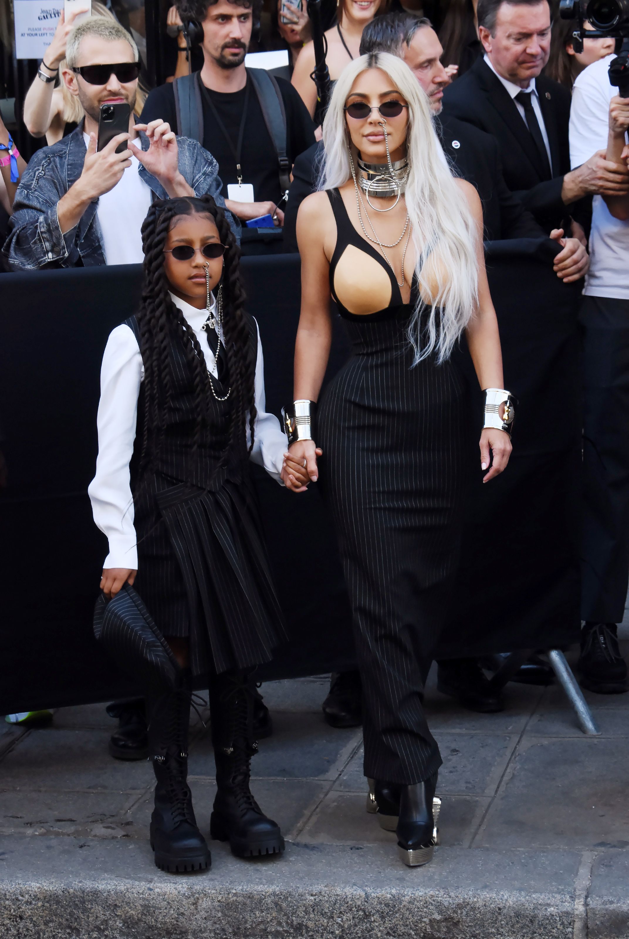 Kim Kardashian West and North West at Paris Fashion Week 2020, Your Guide  to What A-List Celebrities Are Wearing to 2020's Fall Fashion Week