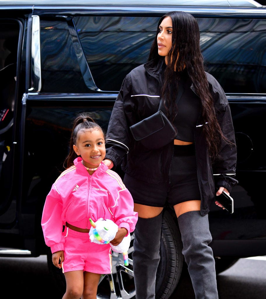 North West Pretends Saint and Chicago West Don't Exist - Kim Kardashian ...