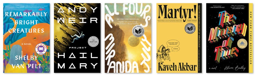 books, northern california bestsellers, trade paperback fiction