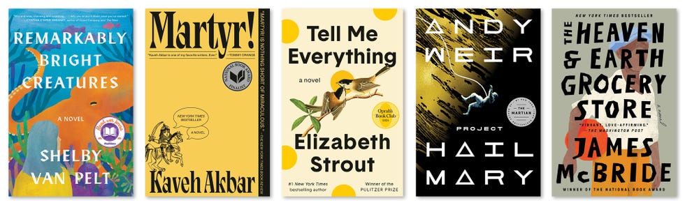 books, northern california bestsellers, trade paperback fiction