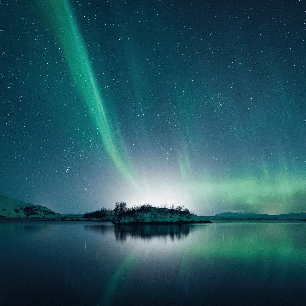 northern lights in iceland