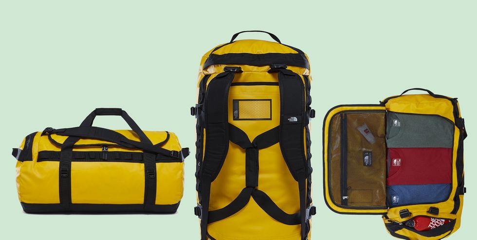 Bag, Yellow, Luggage and bags, Baggage, Backpack, Hand luggage, Rolling, 