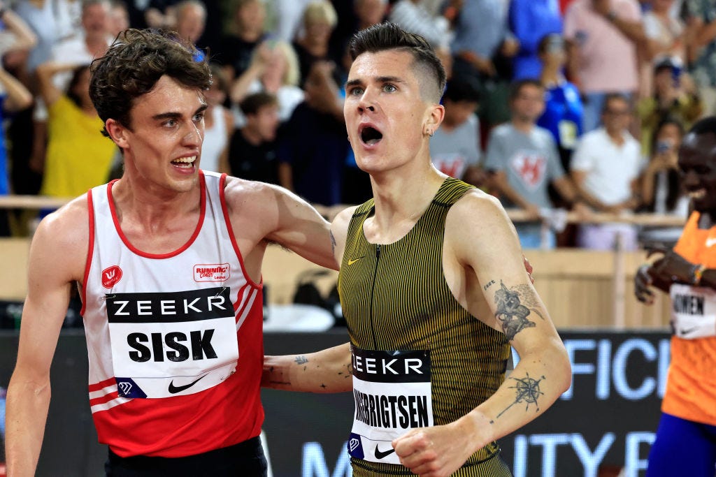 preview for Jakob Ingebrigtsen bate el récord de Europa de 1.500m en la Liga de Diamante de Mónaco 2024