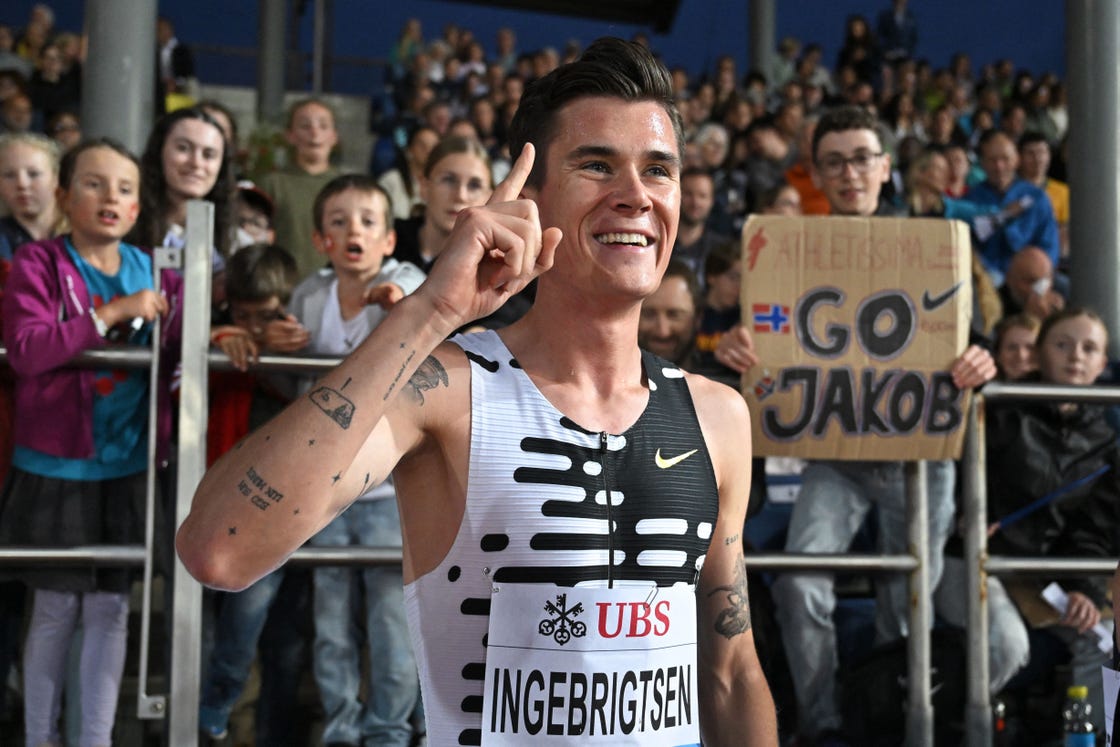 jakob ingebrigtsen en la diamond league de lausana