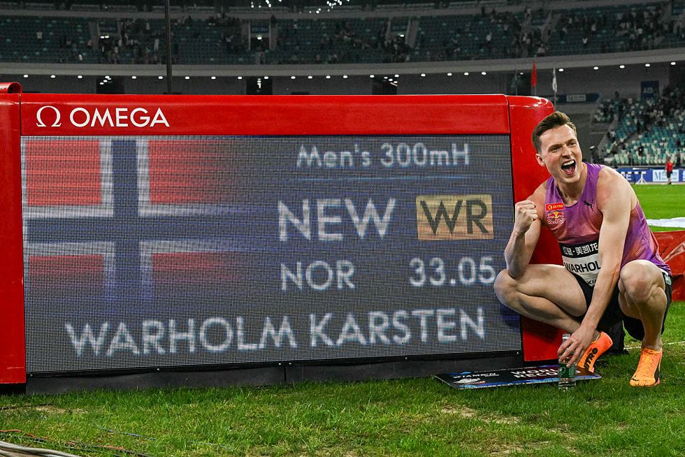 record del mundo karsten warholm