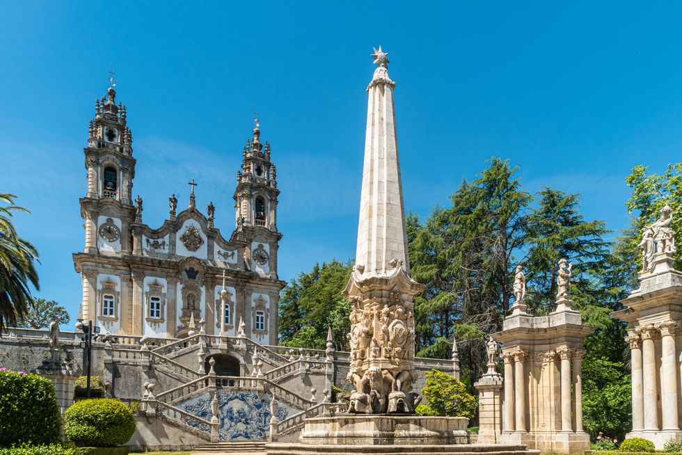 nossa senhora dos remedios church, lamego, tras os montes, portugal