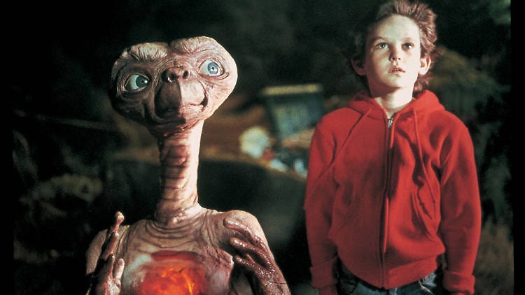 not scary halloween movies et the extra terrestrial