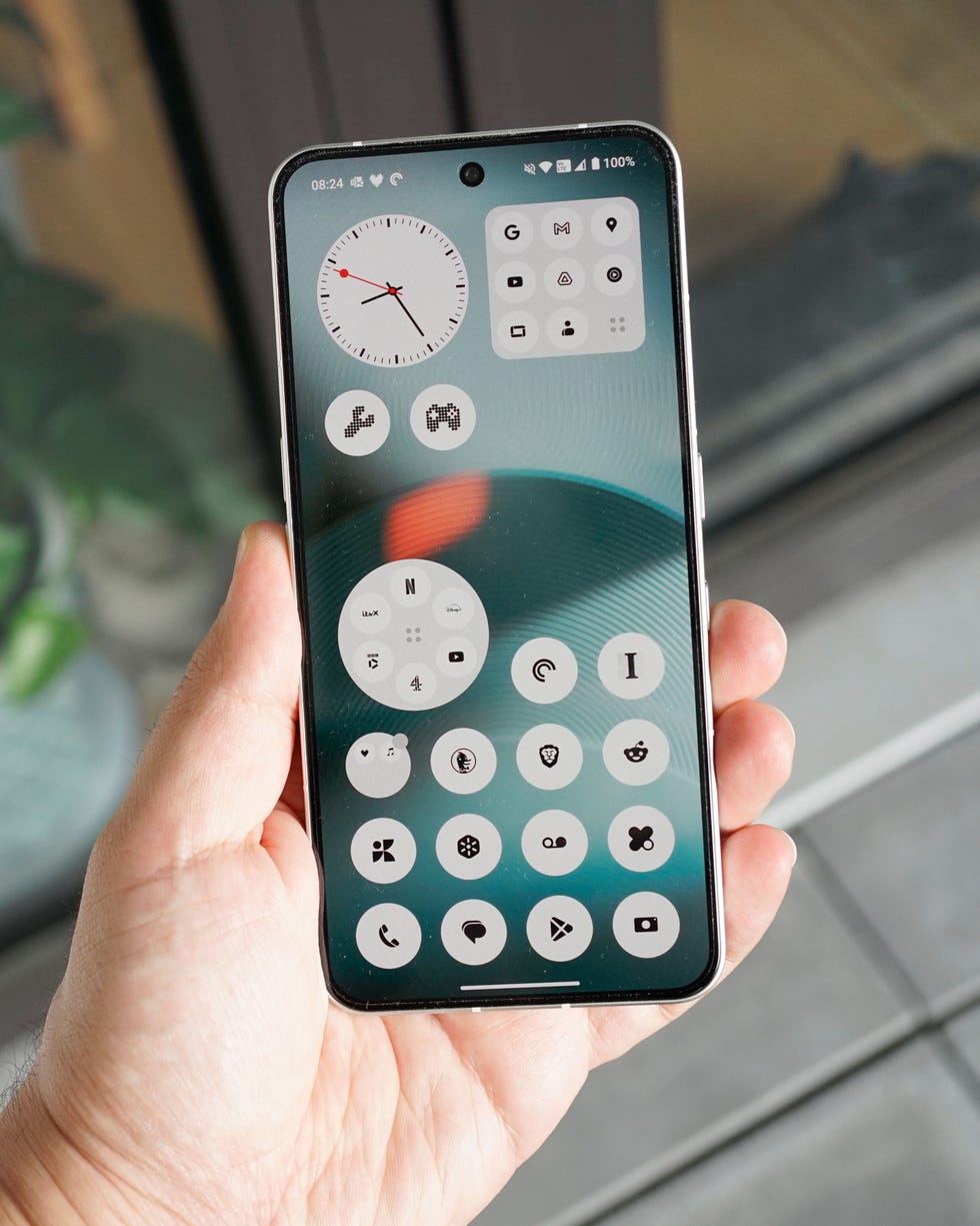 smartphone display showcasing an interface with various app icons and tools