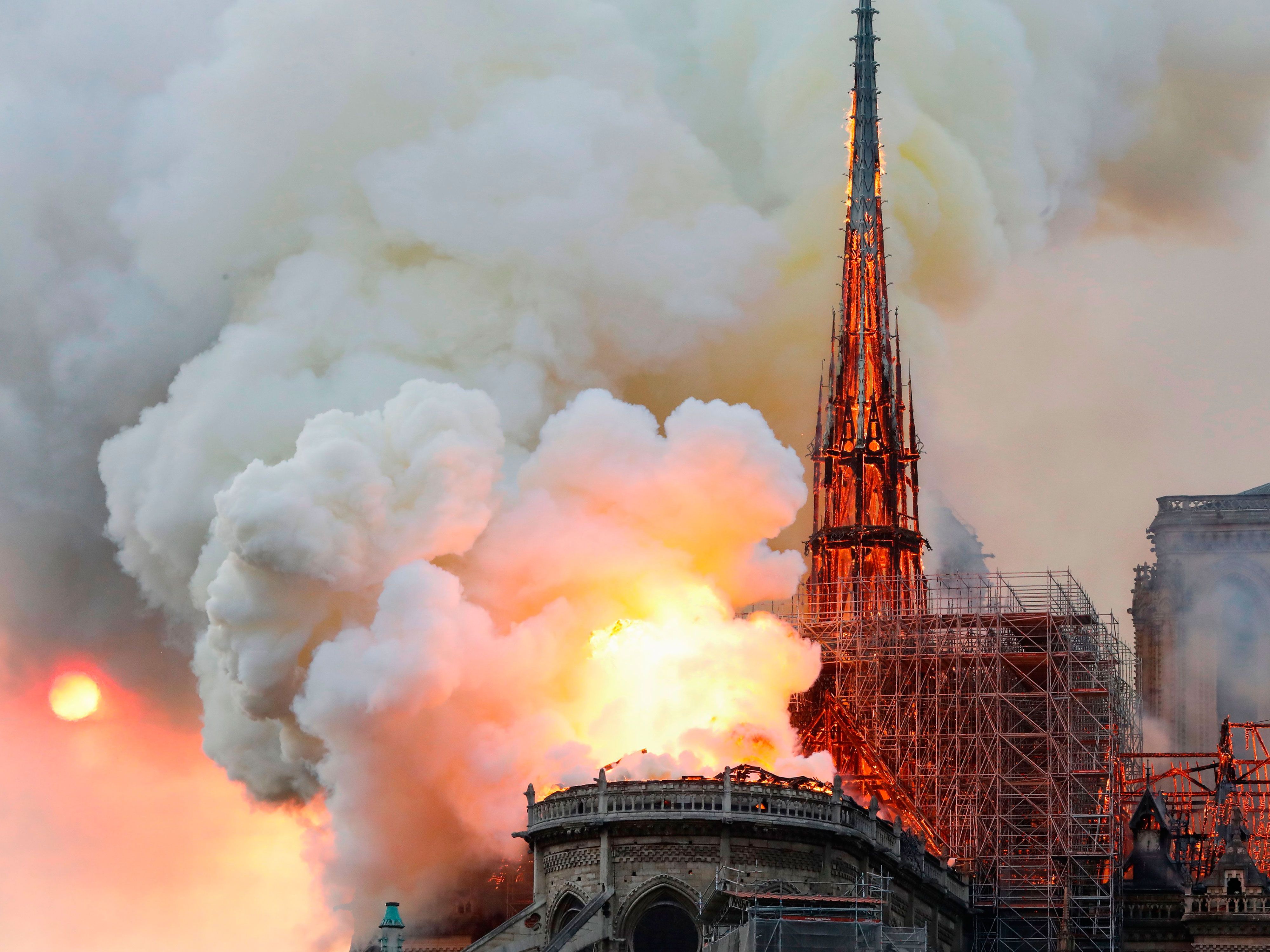 France's Arnault, Pinault pledge 300 million euros as Notre Dame funds pour  in