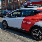 test drive robot car cruise