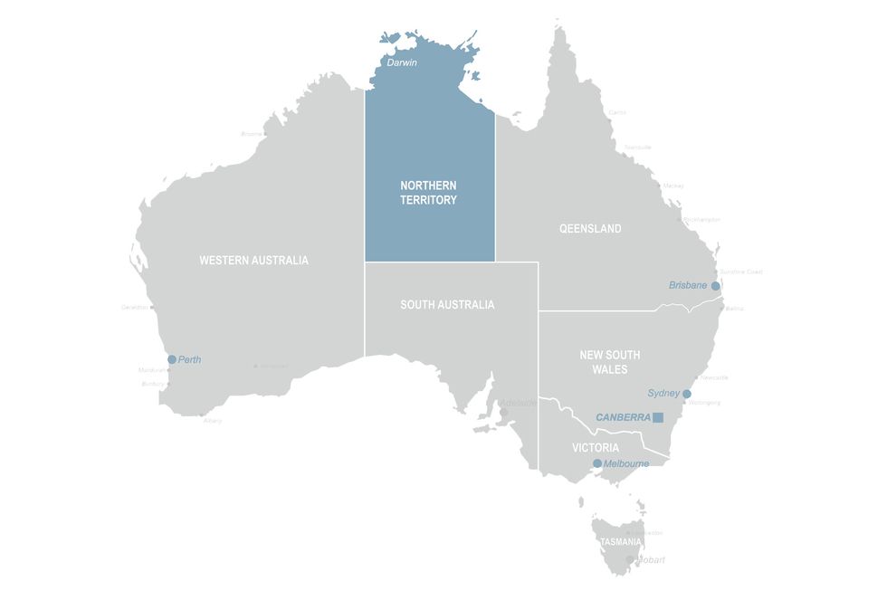 australia eps line map