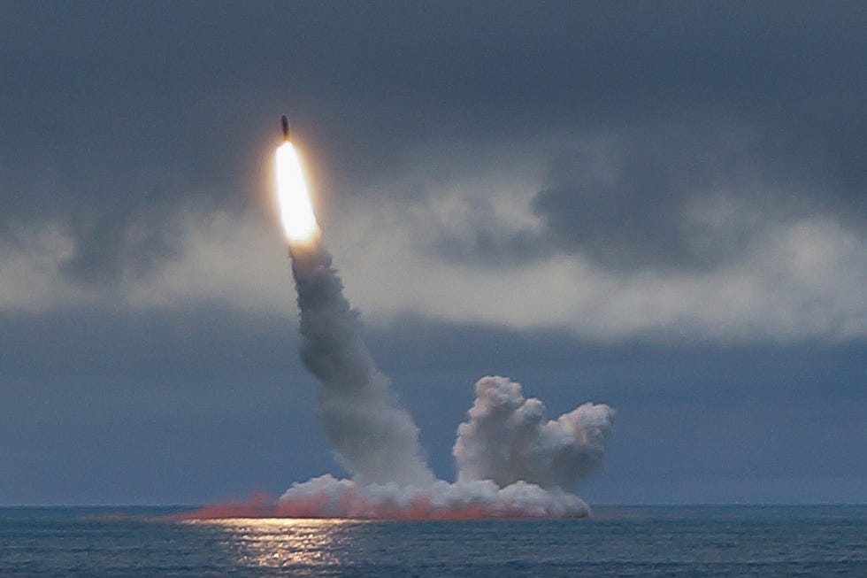 Russian Navy Launches Missiles and Submarines in Deterrence Test