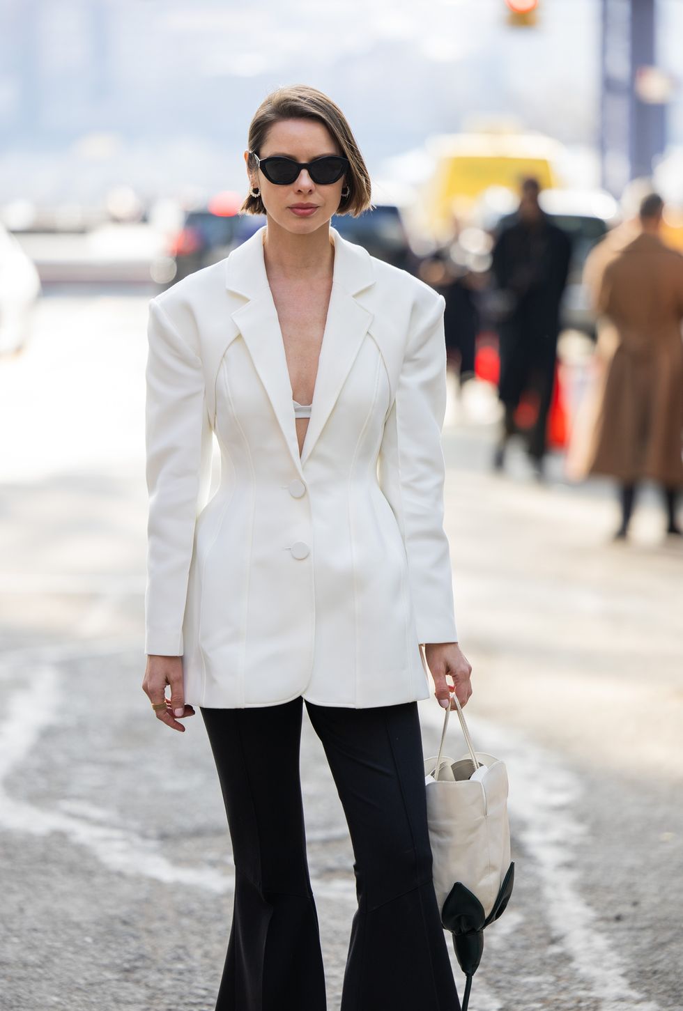 las tendencias del street style de la semana de la moda de nueva york para la primavera 2024