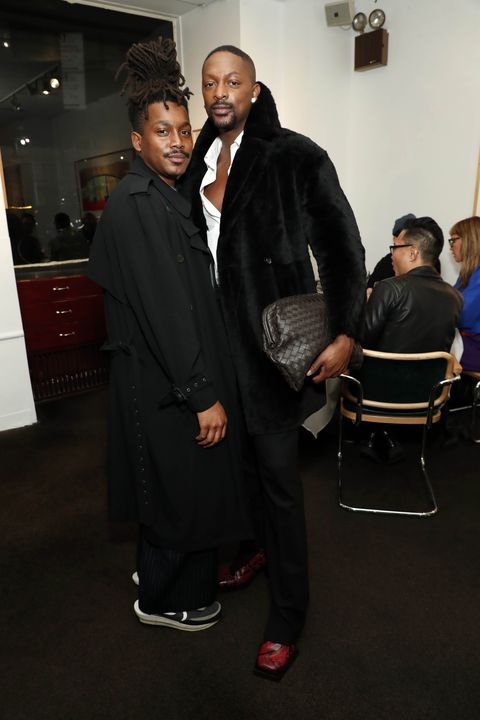 msnbc events    l r jonathan gardenhire and designer laquan smith attend the after party of moma film screening of paper glue at michael’s on november 8, 2021 in new york city photo by astrid stawiarzmsnbc