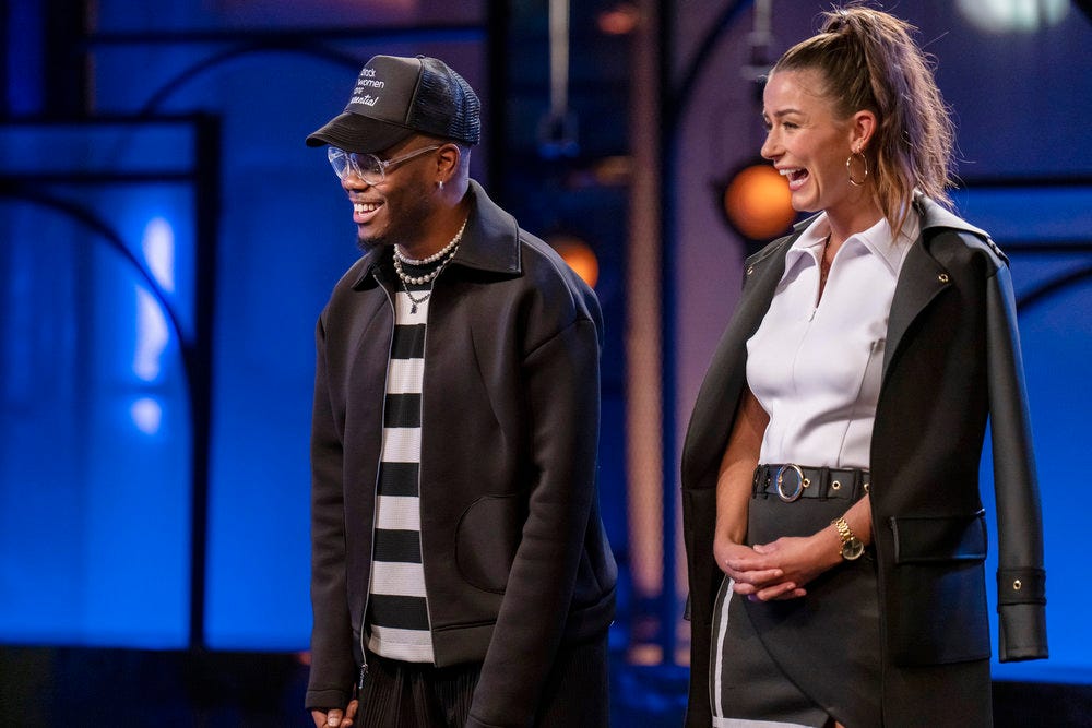 bishme cromartie and aesha scott in project runway season 20 episode 9