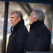 prince andrew banished    pictured prince andrew, jeffrey epstein    photo by peacock