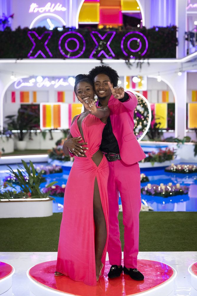 Love Island USA, episode 636, pictured: Lr Serena Page, Kordell Beckham, photo by Ben Symons Peacock
