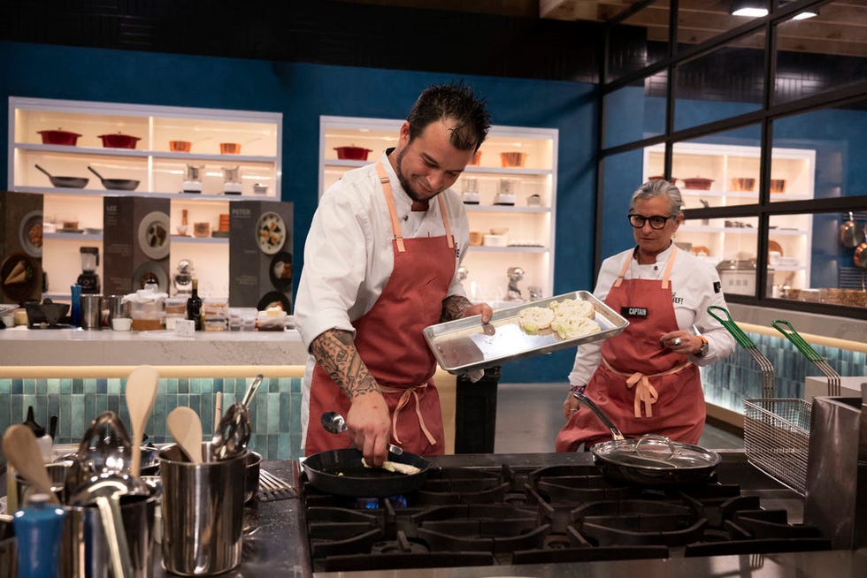 yes, chef! episode 101 pictured: (l r) christopher morales, michelle francis (photo by: pief weyman/nbc)
