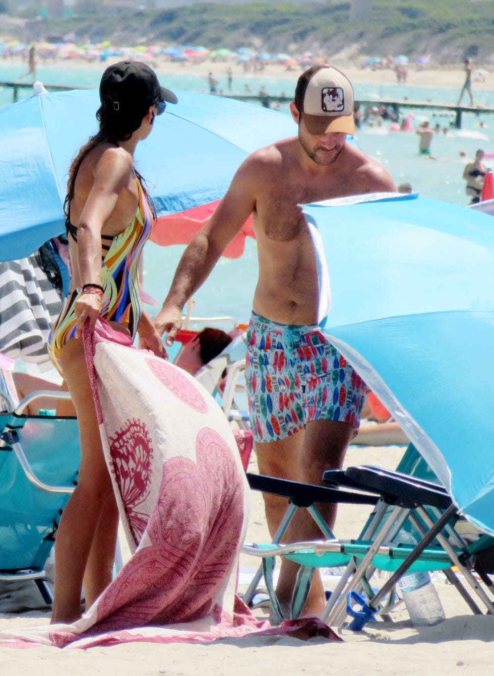nuria fergó y juan pablo lauro, las fotos de sus primeras vacaciones juntos