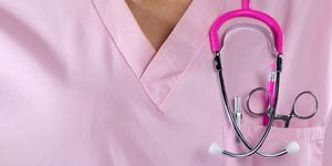 nursedoctor wearing stethoscope