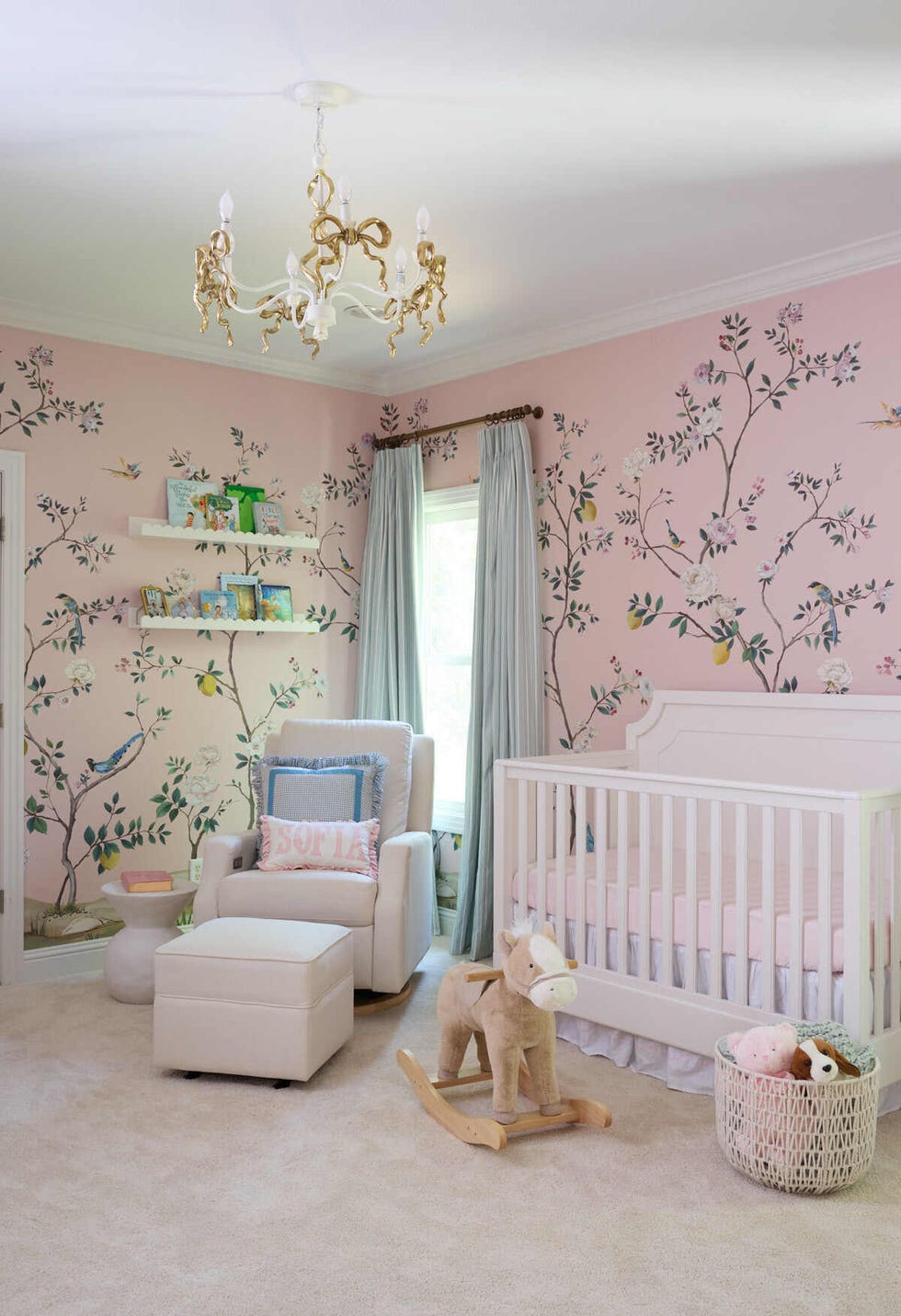 nursery ideas pink and blue