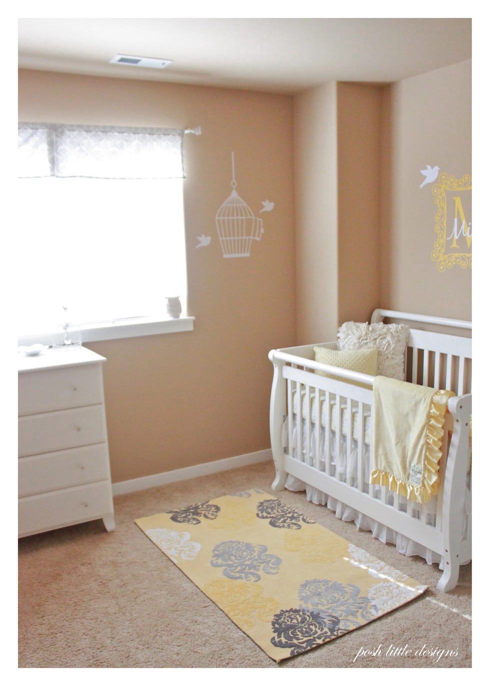 yellow color palette nursery ideas