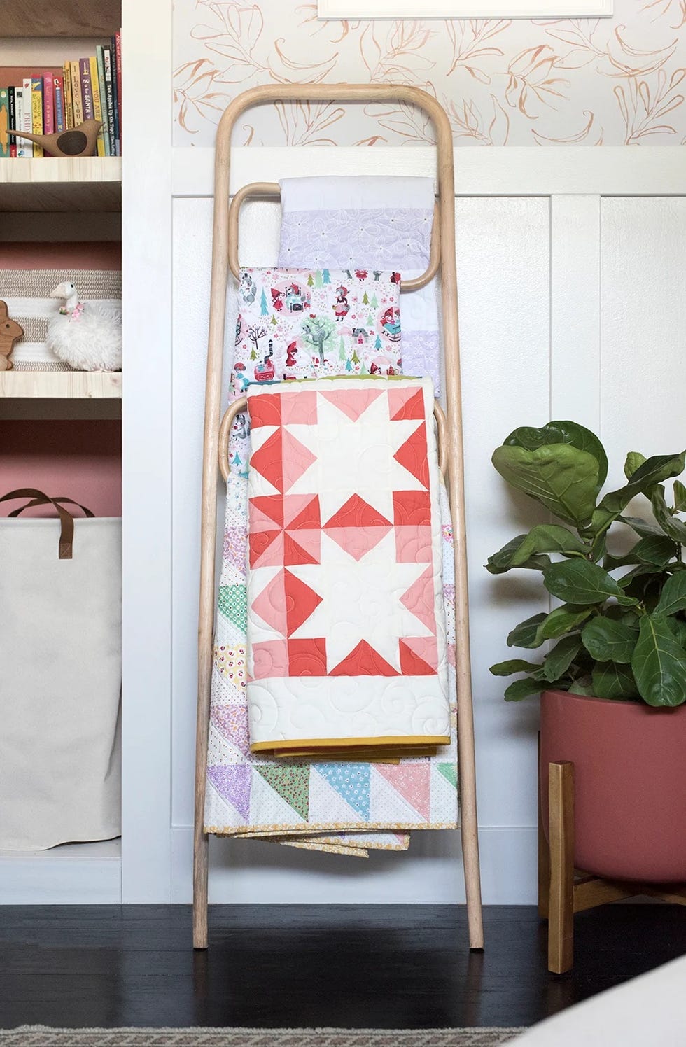 quilt ladder nursery ideas