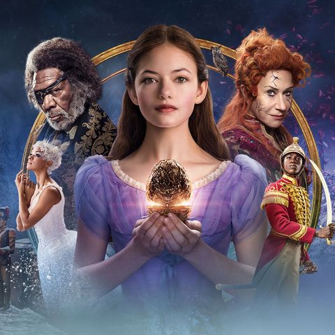 the poster for the nutcracker and the four realms, a good housekeeping pick for best christmas movies on disney plus