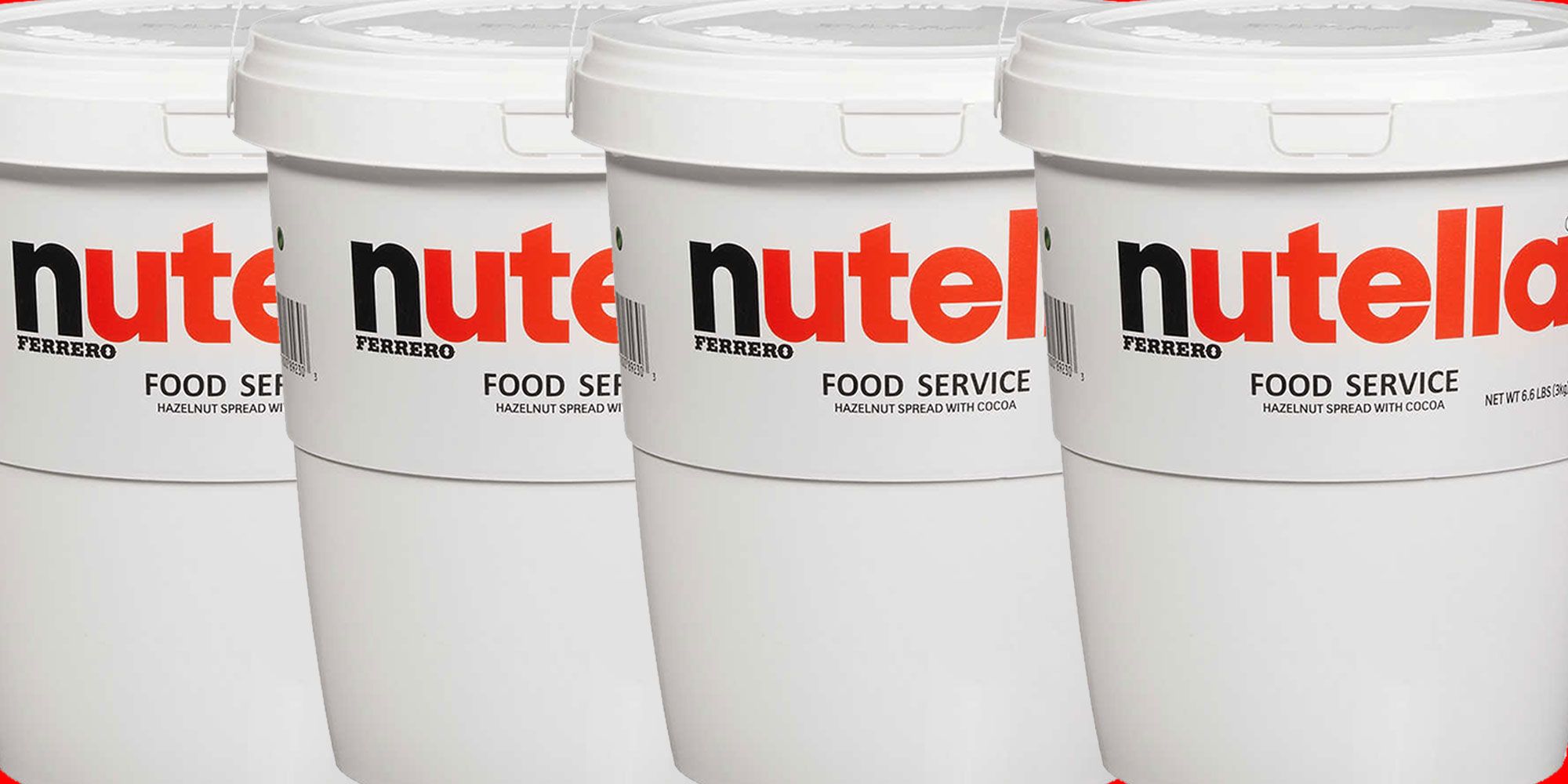 Nutella 3 kg (6.6 lb) Tub