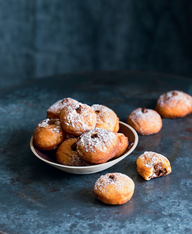 Nutella Doughnuts - How To Make Mini Nutella Doughnuts