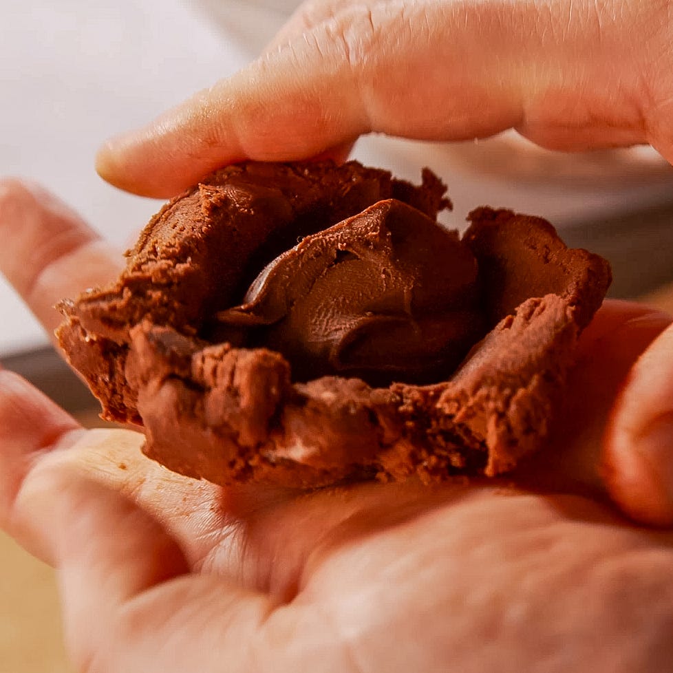 nutella stuffed cookies stills
