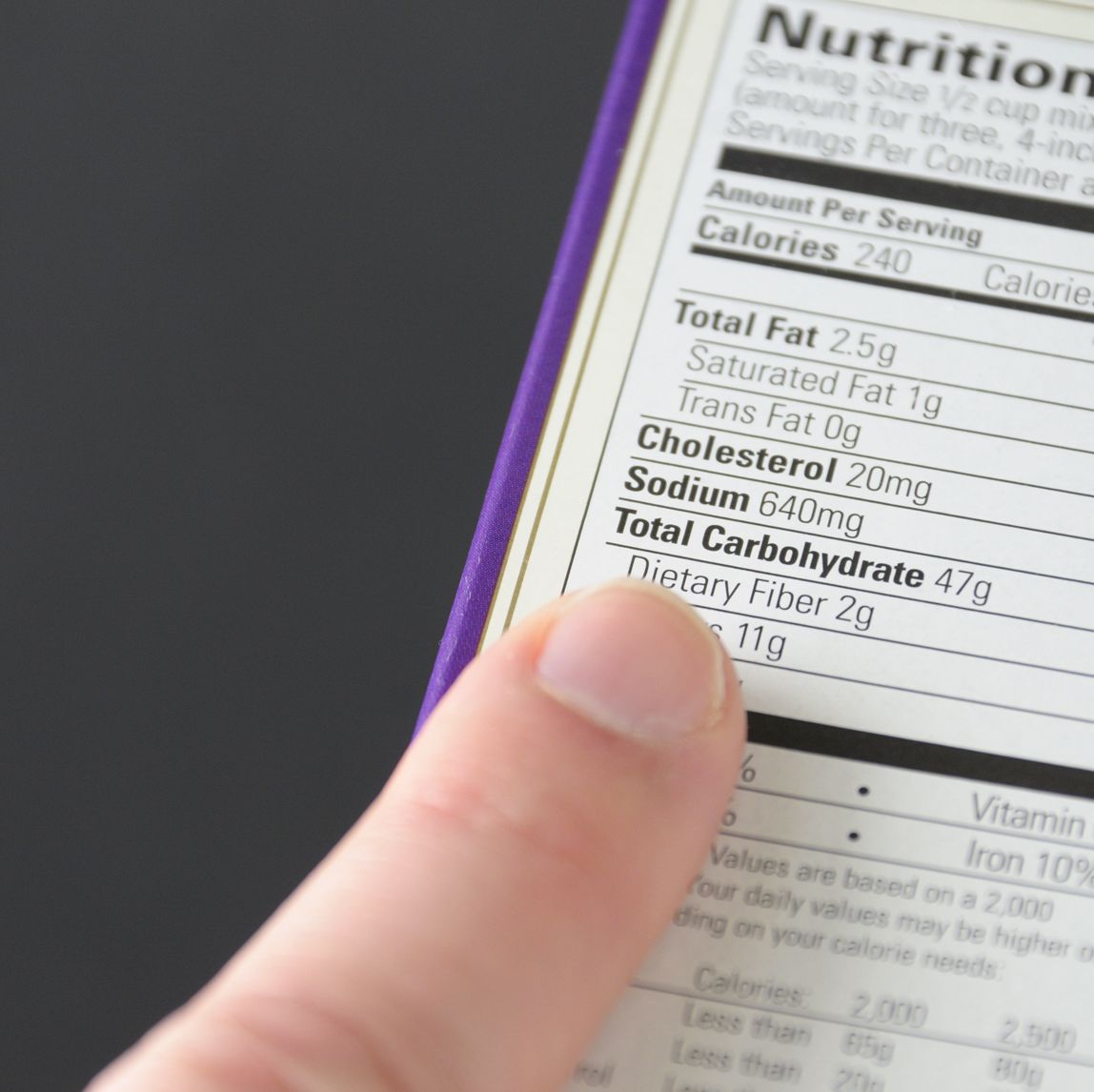 nutrition label, how to read nutrition labels