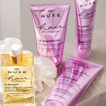 los 4 productos de nuxe y su rutina hair prodigeux