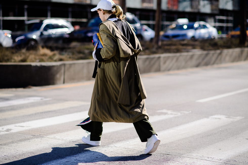 Street fashion, Fashion, Snapshot, Street, Outerwear, Infrastructure, Footwear, Headgear, Photography, Road, 