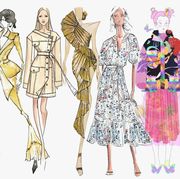 Fashion illustration, Fashion design, Costume design, Fashion, Illustration, Sketch, Drawing, Design, Dress, Pattern, 