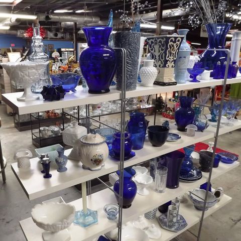 Cobalt blue, Blue, Glass, Porcelain, Tableware, Collection, Interior design, Bottle, Glass bottle, Vase, 