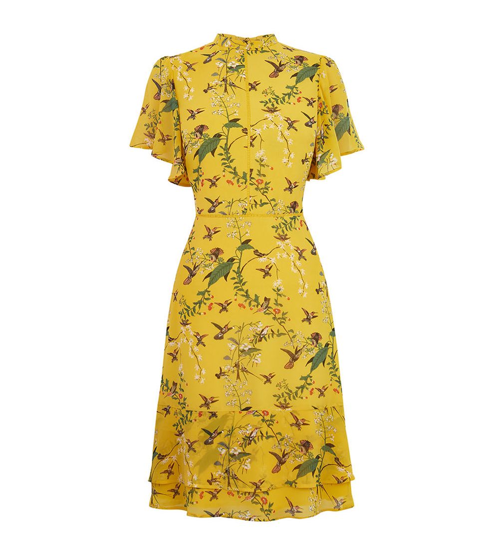 Susanna Reid's yellow floral Oasis dress is so flattering and versatile