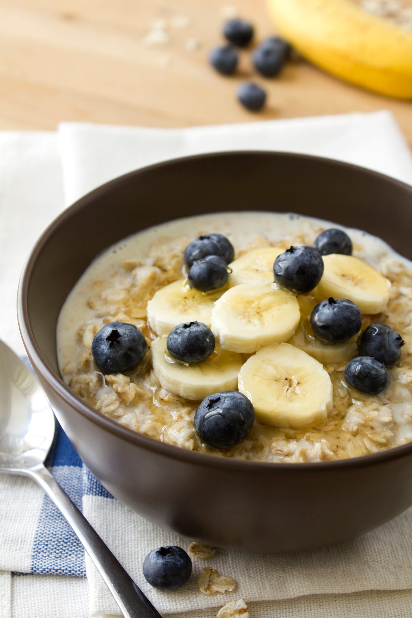 Healthy oatmeal porridge