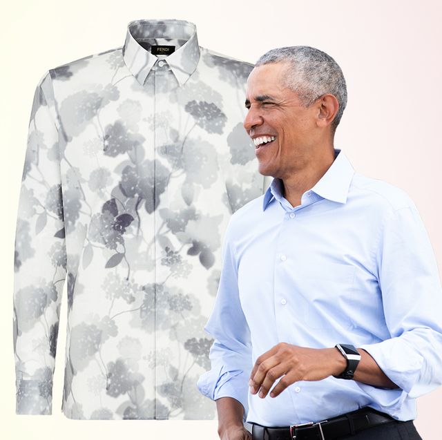 barach obama floral shirt fendi