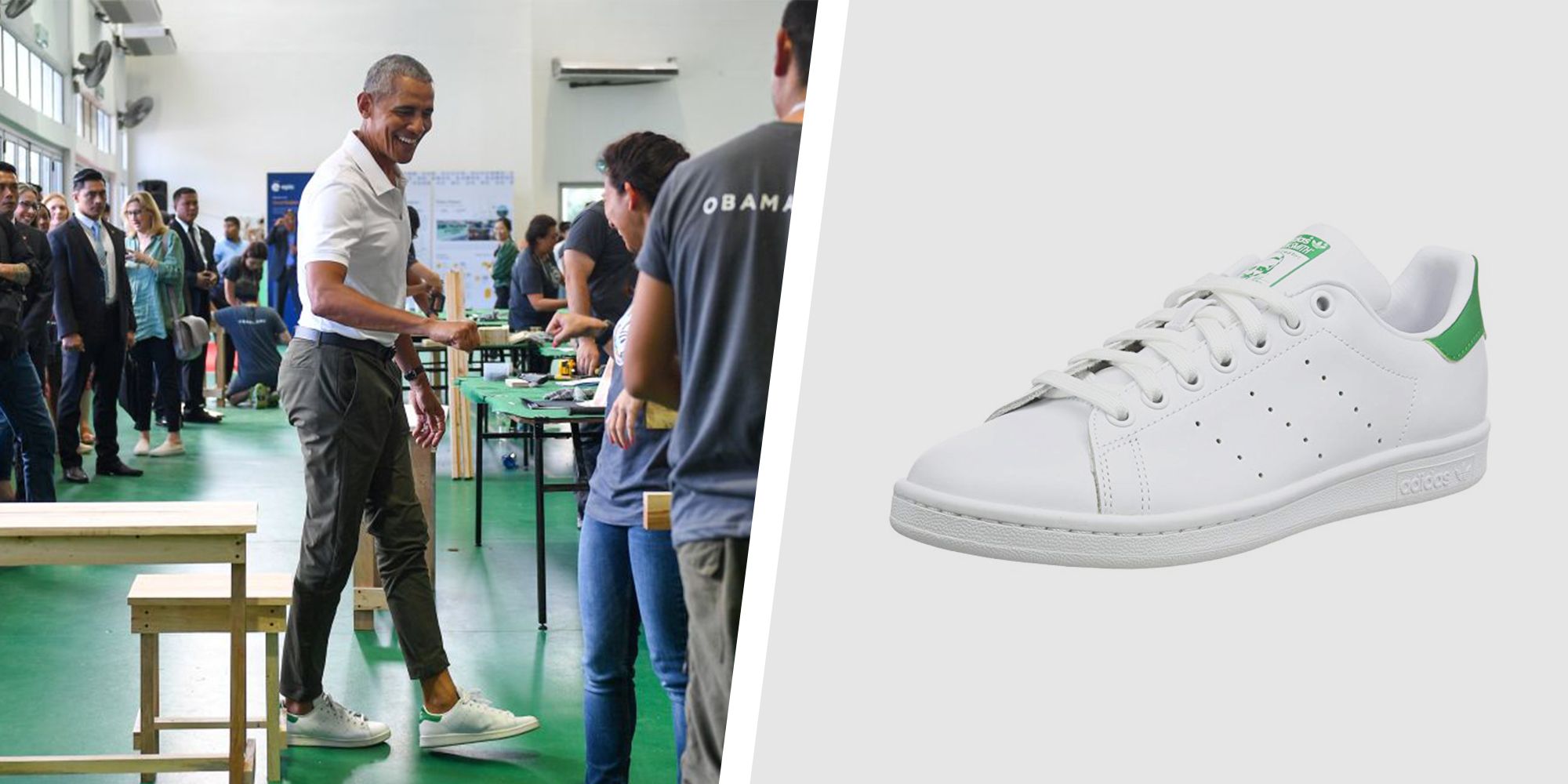 katje Overgave Ontembare Barack Obama's Adidas Stan Smith Sneakers Prove He's a Style Icon