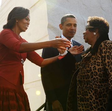 The Obamas and Aretha Franklin