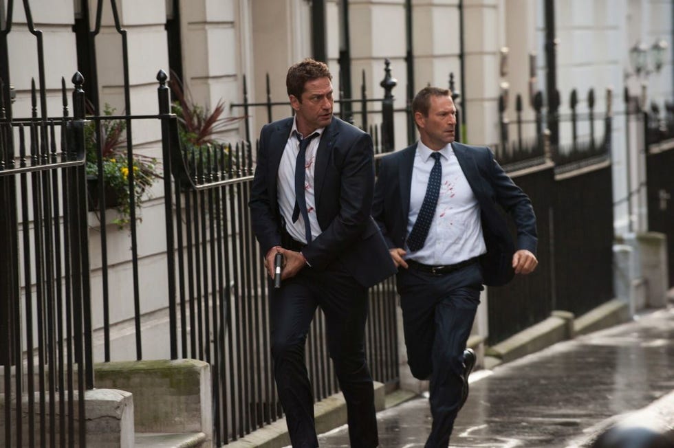 gerard butler, protector del presidente en ‘objetivo londres’