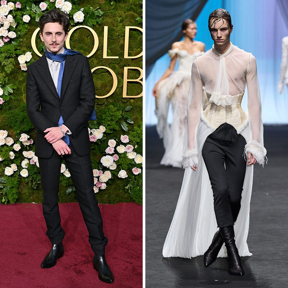 two fashionably dressed individuals at highprofile events