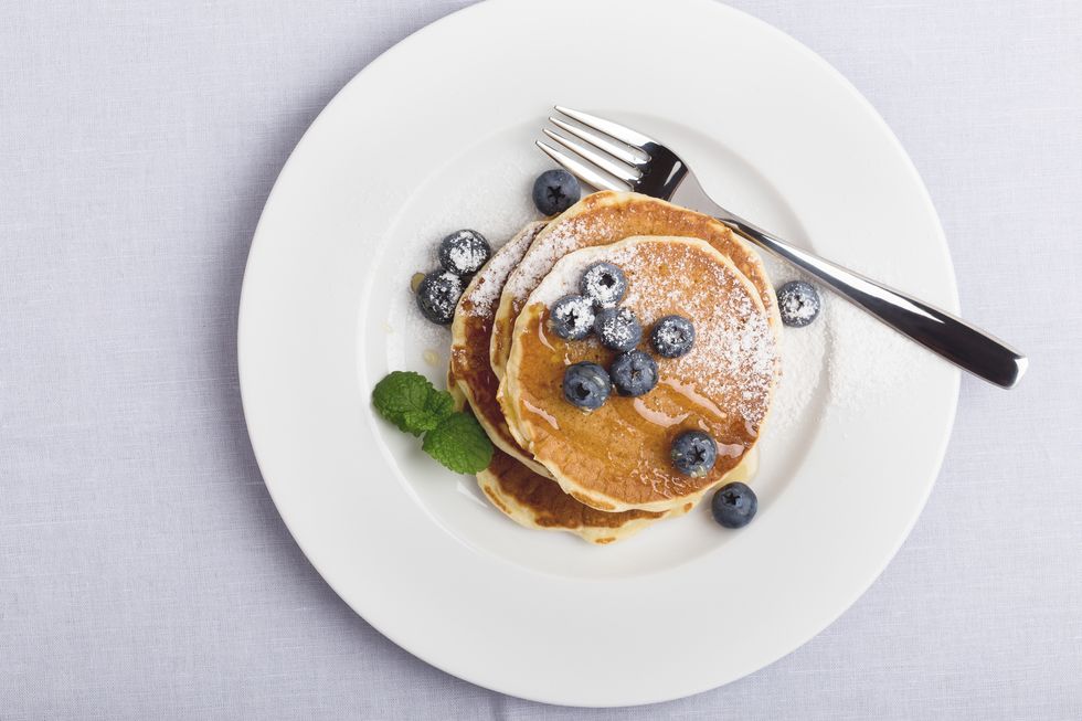 Occasions. Blueberry pancakes