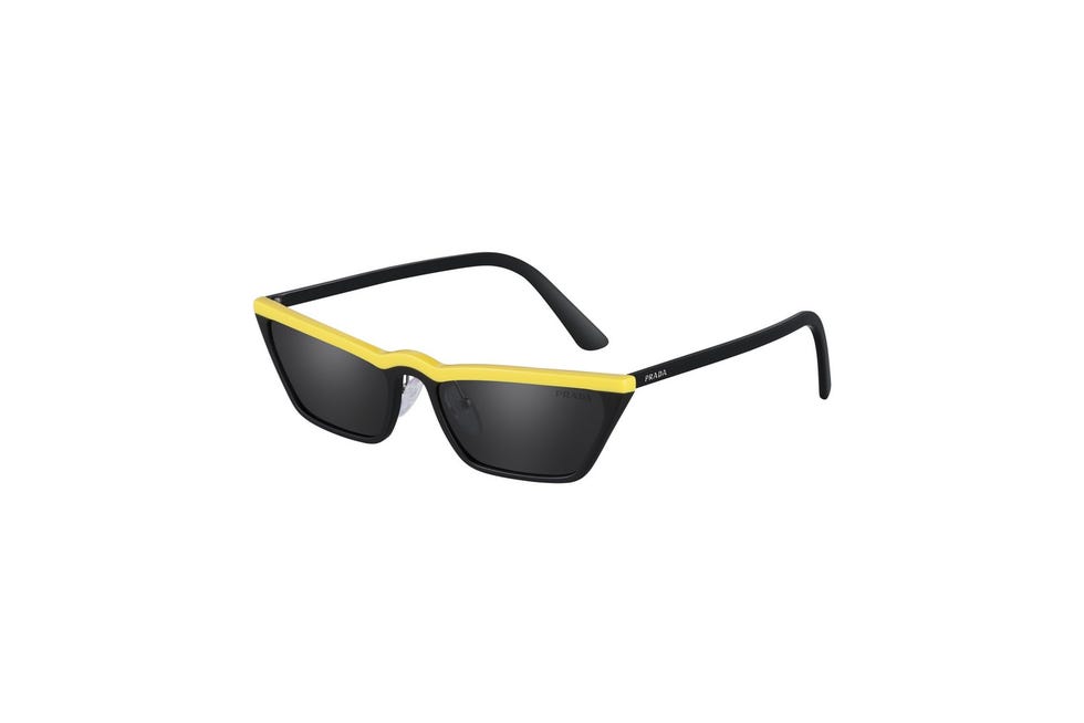 Eyewear, Glasses, Sunglasses, Personal protective equipment, Yellow, Goggles, Vision care, aviator sunglass, Line, Logo, 