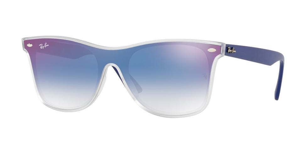 Eyewear, Sunglasses, Glasses, White, Personal protective equipment, Transparent material, Violet, Blue, Purple, Goggles, 
