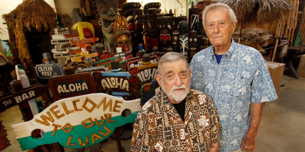 leroy schmaltz, left, and bob van oosting of oceanic arts