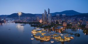 floating city concept bhusan south korea oceanix