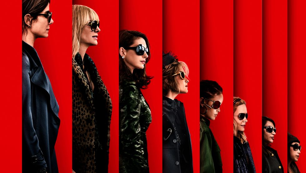 凱特布蘭琪, 墨鏡, 太陽眼鏡, 安海瑟薇, 珊卓布拉克, 瞞天過海, 瞞天過海：八面玲瓏, 電影造型,品牌,Anne Hathaway, Cate Blanchett, Ocean's 8, Sandra Bullock